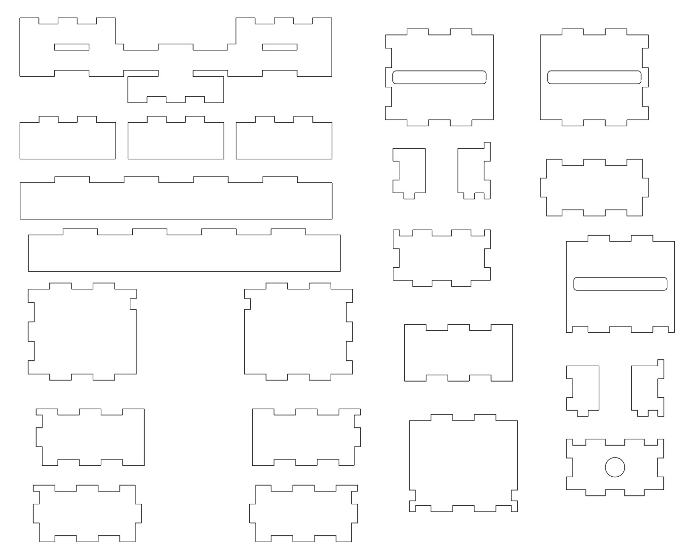 Laser cutting profiles